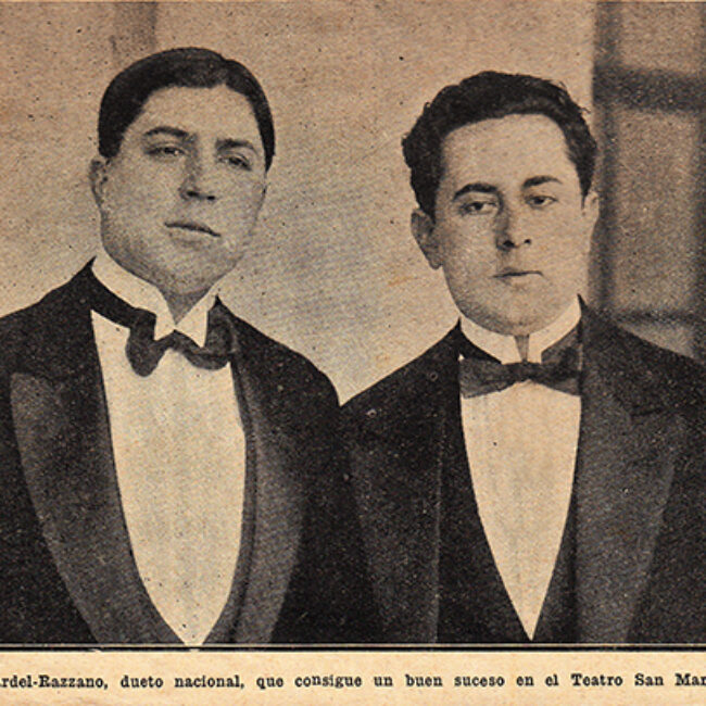 Gardel y Razzano, el dúo más famoso de la historia (segunda parte) Cuando dos zorzales se reúnen